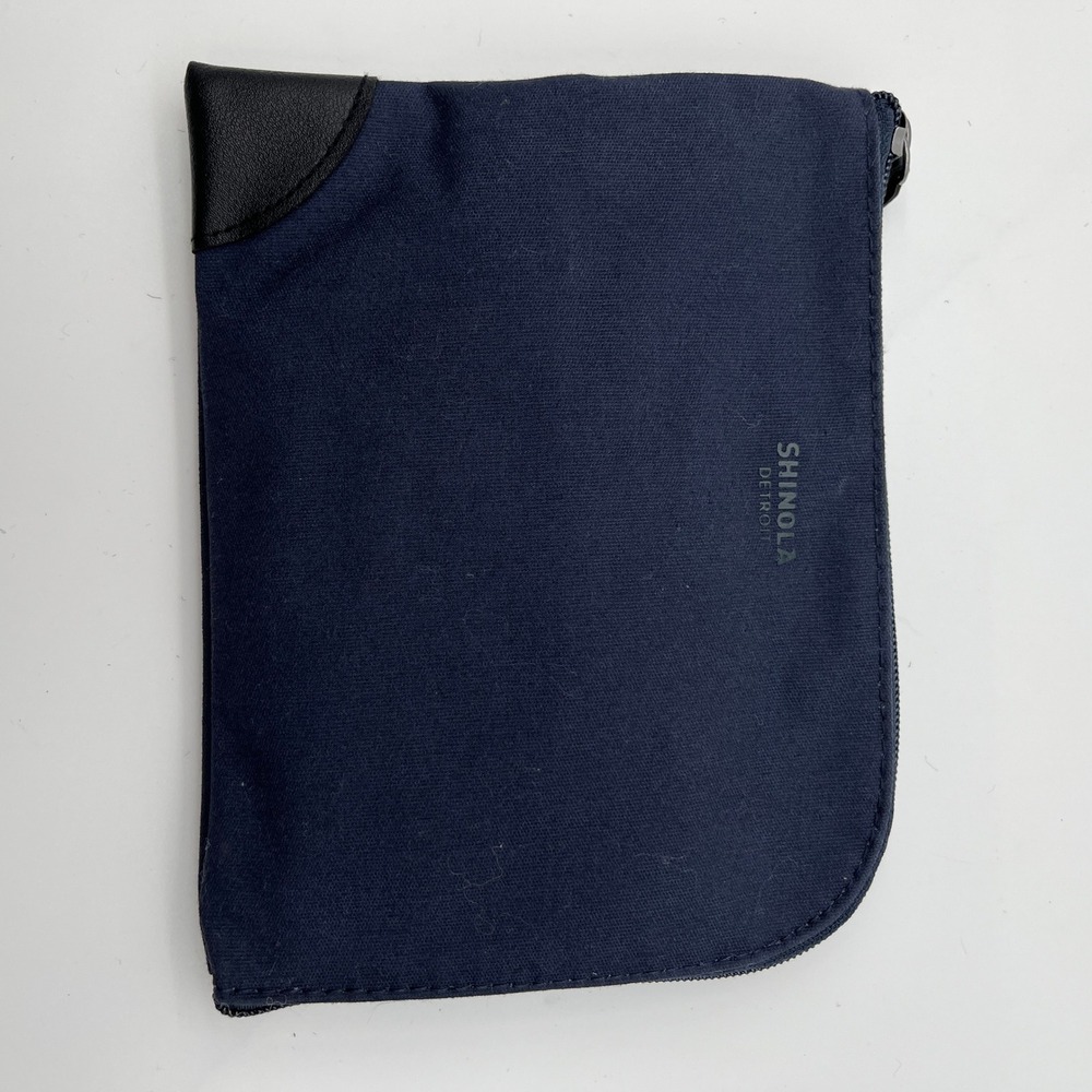 Shinola Amenity Kit Navy American Airlines Travel Pouch Set Canvas Zipper